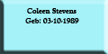 Gegevens Coleen Stevens